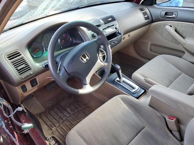 Photo 8 from auction – 2003 HONDA CIVIC LX with VIN 2HGES16533H523328
