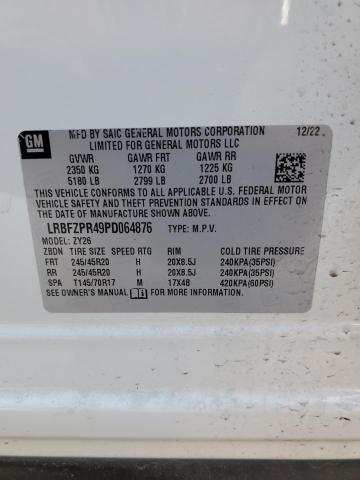 Photo 14 from auction – 2023 BUICK ENVISION E with VIN LRBFZPR49PD064876