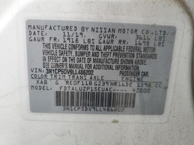 Photo 14 from auction – 2020 NISSAN KICKS SR with VIN 3N1CP5DV9LL486202