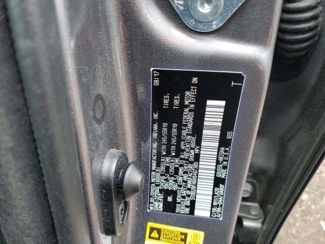 Photo 14 from auction – 2017 TOYOTA HIGHLANDER with VIN 5TDDZRFH6HS467389