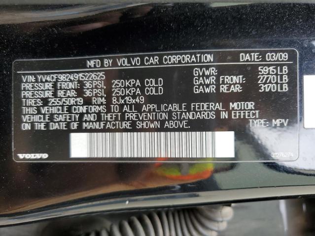 Photo 14 from auction – 2009 VOLVO XC90 with VIN YV4CF982491522625
