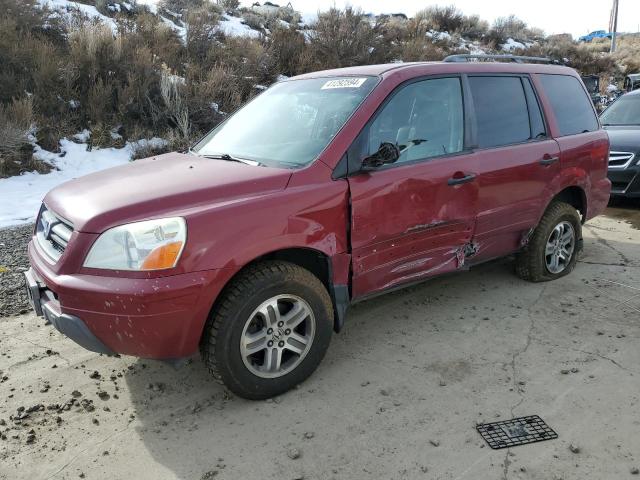 HONDA PILOT EXL 2003 with VIN 2HKYF18513H512543 - Photo from auction