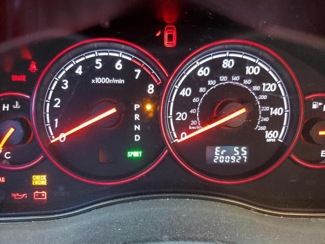 Photo 9 from auction – 2006 SUBARU LEGACY GT with VIN 4S3BL676564201066