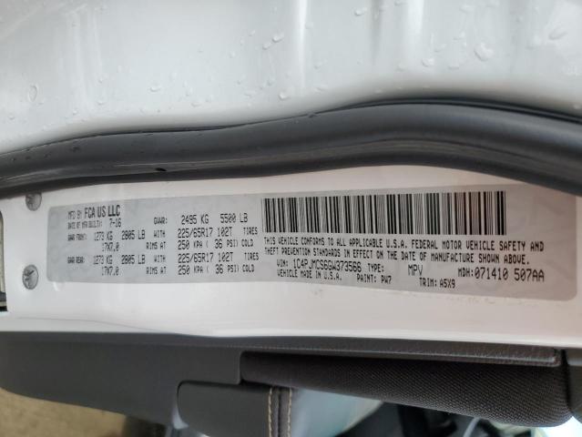 Photo 14 from auction – 2016 JEEP CHEROKEE L with VIN 1C4PJMCS6GW373566