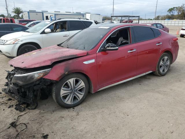 KIA OPTIMA HYB 2017 with VIN KNAGU4LE5H5010570 - Photo from auction