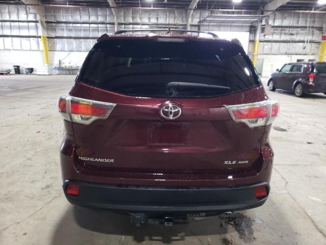 Photo 6 from auction – 2016 TOYOTA HIGHLANDER with VIN 5TDJKRFH6GS230777