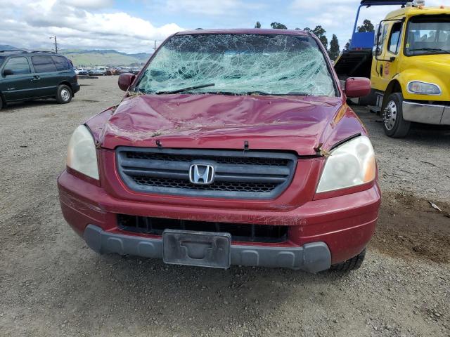 Photo 5 from auction – 2005 HONDA PILOT EXL with VIN 5FNYF185X5B045821