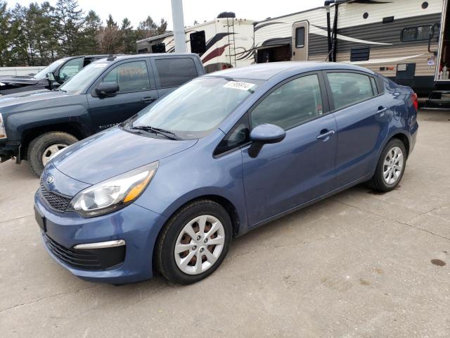 KIA RIO LX 2016 with VIN KNADM4A38G6643156 - Photo from auction