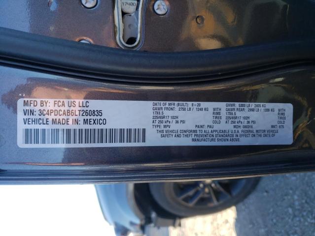 Photo 14 from auction – 2020 DODGE JOURNEY SE with VIN 3C4PDCAB6LT260835