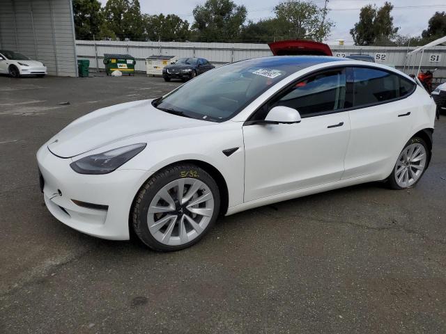 TESLA MODEL 3 2023 with VIN 5YJ3E1EAXPF447324 - Photo from auction