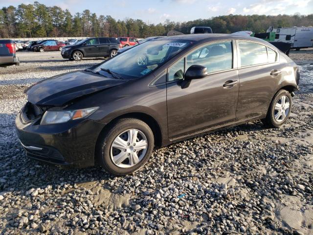 HONDA CIVIC LX 2013 with VIN 2HGFB2F52DH524918 - Photo from auction