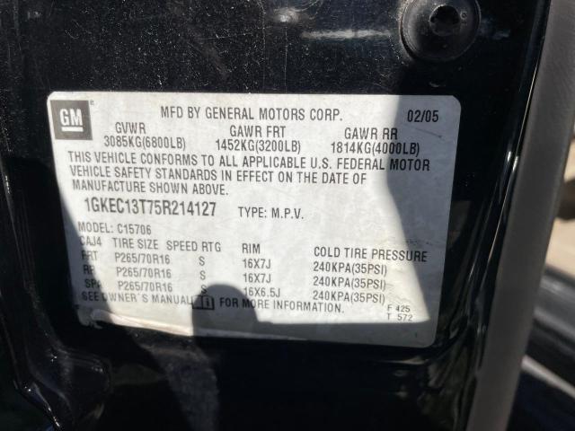 Photo 10 from auction – 2005 GMC YUKON with VIN 1GKEC13T75R214127