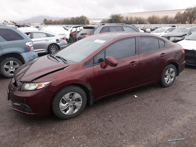HONDA CIVIC LX 2014 with VIN 19XFB2F5XEE075824 - Photo from auction