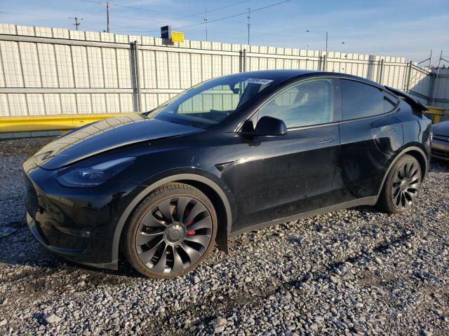TESLA MODEL Y 2022 with VIN 7SAYGDEFXNF374114 - Photo from auction