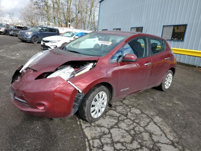 NISSAN LEAF S 2017 with VIN 1N4BZ0CP8HC305091 - Photo from auction