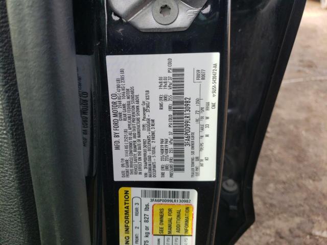 Photo 12 from auction – 2020 FORD FUSION TIT with VIN 3FA6P0D99LR130982