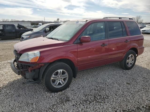 Photo 1 from auction – 2004 HONDA PILOT EXL with VIN 2HKYF18594H578307