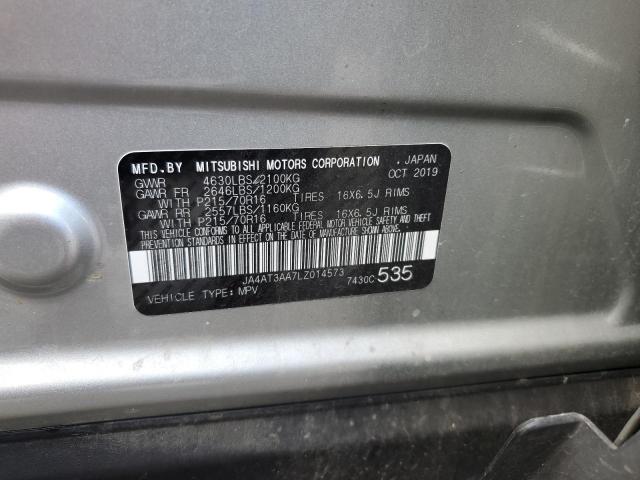 Photo 14 from auction – 2020 MITSUBISHI ECLIPSE CR with VIN JA4AT3AA7LZ014573