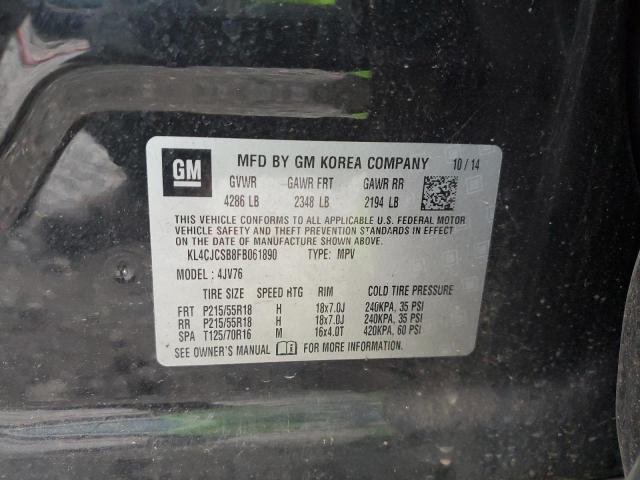 Photo 14 from auction – 2015 BUICK ENCORE with VIN KL4CJCSB8FB061890