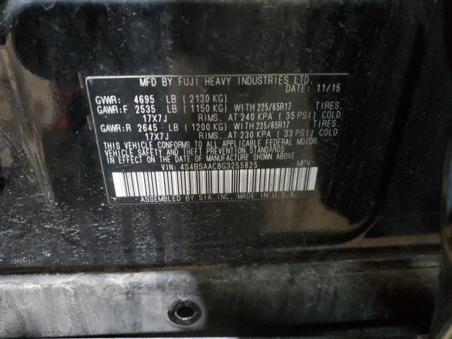 Photo 14 from auction – 2016 SUBARU OUTBACK 2. with VIN 4S4BSAAC8G3255825