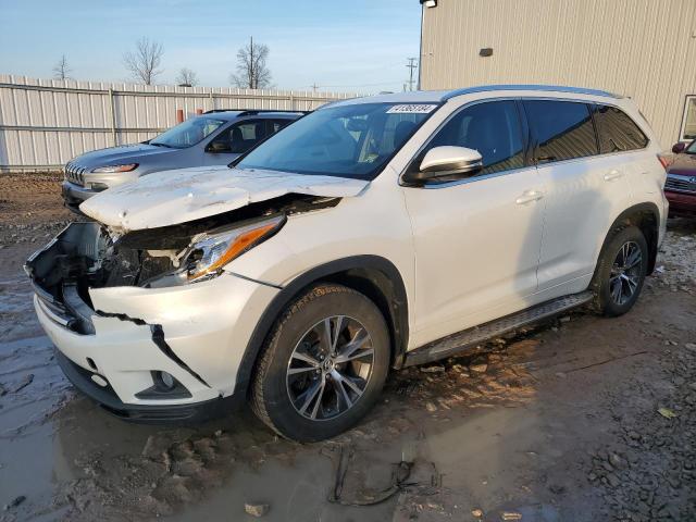 TOYOTA HIGHLANDER 2016 with VIN 5TDKKRFH5GS135812 - Photo from auction