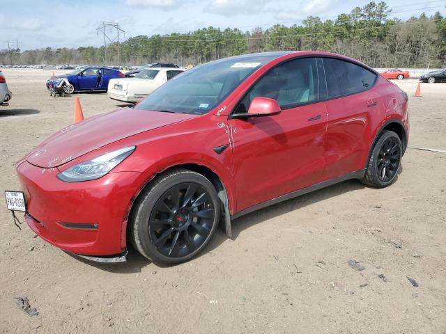 TESLA MODEL Y 2021 with VIN 5YJYGDEE1MF189873 - Photo from auction