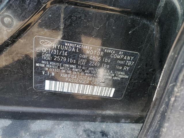 Photo 12 from auction – 2015 HYUNDAI AZERA with VIN KMHFG4JG2FA439014