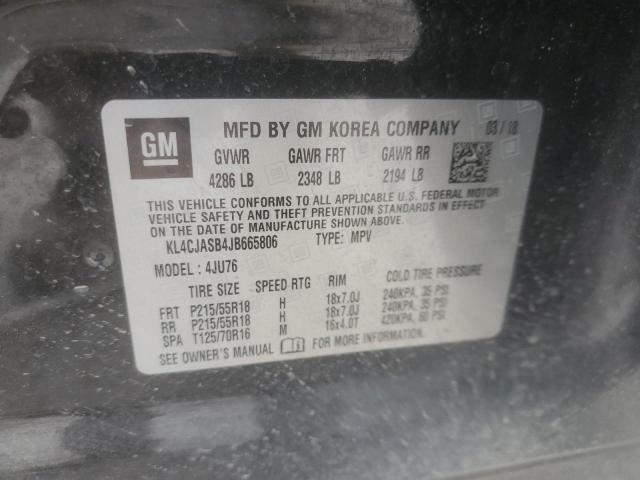 Photo 14 from auction – 2018 BUICK ENCORE PRE with VIN KL4CJASB4JB665806
