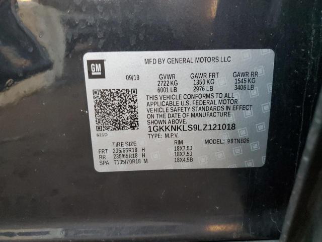 Photo 14 from auction – 2020 GMC ACADIA SLE with VIN 1GKKNKLS9LZ121018
