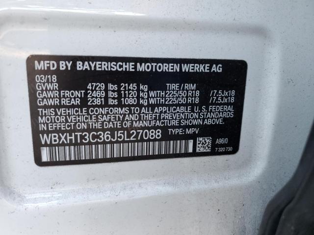 Photo 14 from auction – 2018 BMW X1 XDRIVE2 with VIN WBXHT3C36J5L27088