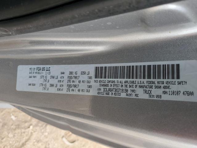 Photo 12 from auction – 2019 RAM 1500 CLASS with VIN 3C6JR6AT3KG719190