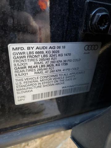 Photo 14 from auction – 2018 AUDI Q7 PRESTIG with VIN WA1VAAF77JD049956