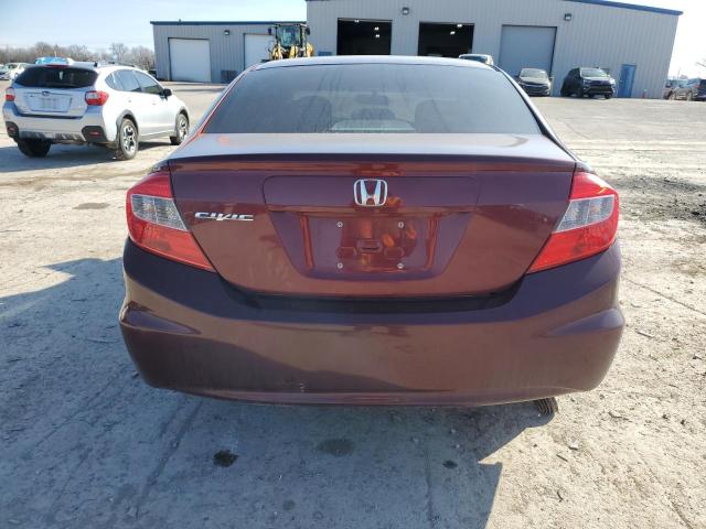 Photo 6 from auction – 2012 HONDA CIVIC LX with VIN 19XFB2F51CE303612