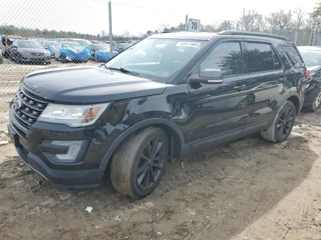 FORD EXPLORER X 2017 with VIN 1FM5K7D80HGA67558 - Photo from auction
