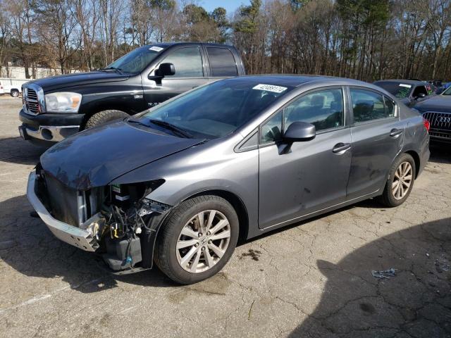 HONDA CIVIC EXL 2012 with VIN 19XFB2F93CE054278 - Photo from auction