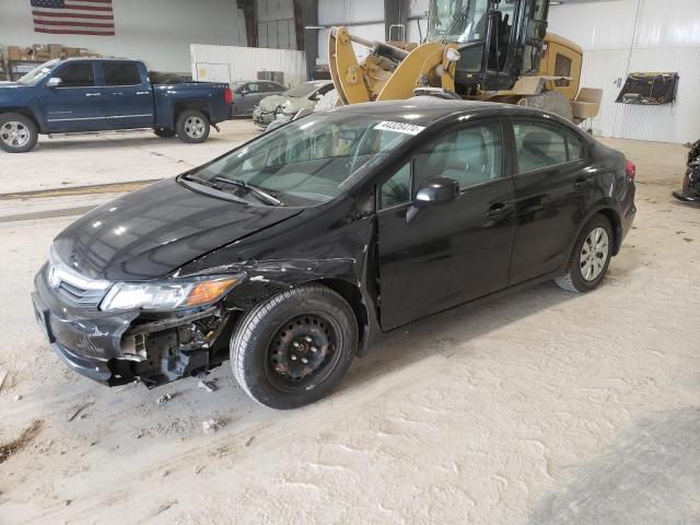 HONDA CIVIC LX 2012 with VIN 2HGFB2F54CH563217 - Photo from auction