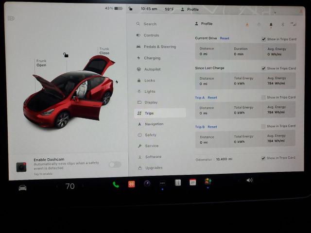 Photo 9 from auction – 2023 TESLA MODEL Y with VIN 7SAYGAEE8PF764993