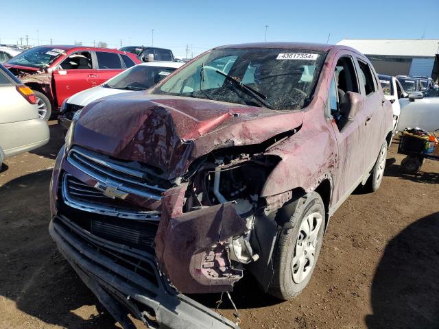 CHEVROLET TRAX LS 2016 con VIN 3GNCJKSB7GL253485 - Foto de la subasta