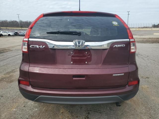 Photo 6 from auction – 2016 HONDA CR-V SE with VIN 5J6RM4H49GL043281
