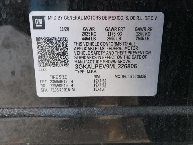 Photo 14 from auction – 2021 GMC TERRAIN SL with VIN 3GKALPEV9ML326806