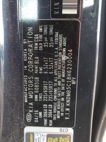 Photo 14 from auction – 2017 KIA SEDONA LX with VIN KNDMB5C18H6230004