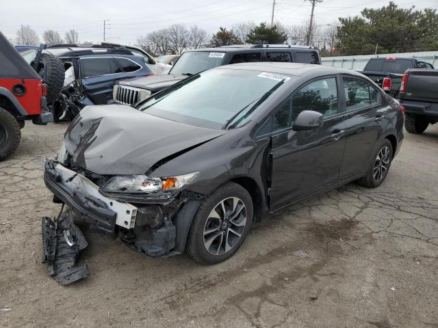 HONDA CIVIC EX 2013 with VIN 19XFB2F82DE022057 - Photo from auction