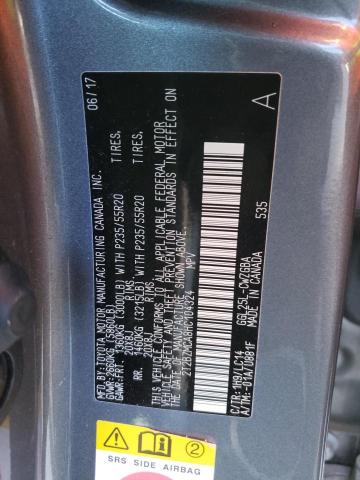 Photo 14 from auction – 2017 LEXUS RX 350 BAS with VIN 2T2BZMCA8HC104324