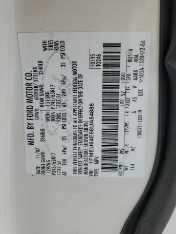 Photo 13 from auction – 2008 FORD EXPLORER E with VIN 1FMEU64E68UA54888