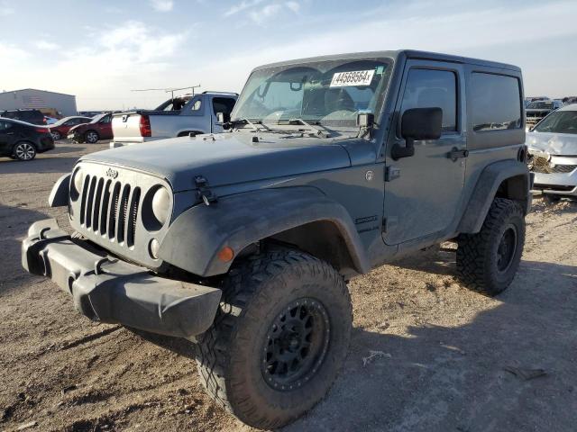 JEEP WRANGLER S 2014 with VIN 1C4AJWAGXEL244888 - Photo from auction