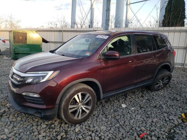 HONDA PILOT EXLN 2017 with VIN 5FNYF6H70HB040887 - Photo from auction