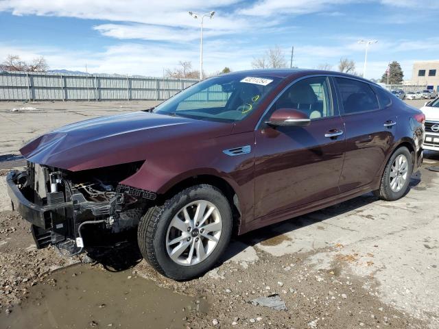 KIA OPTIMA LX 2016 with VIN 5XXGT4L33GG084763 - Photo from auction