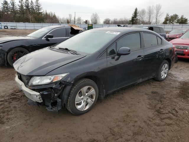 Photo 1 from auction – 2013 HONDA CIVIC LX with VIN 2HGFB2F46DH106269