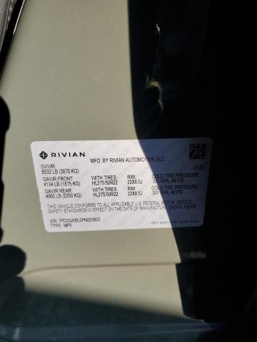 Photo 14 from auction – 2023 RIVIAN R1S LAUNCH with VIN 7PDSGABL0PN003603