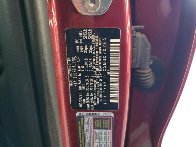 Photo 14 from auction – 2021 KIA SORENTO S with VIN 5XYRLDLC5MG070265